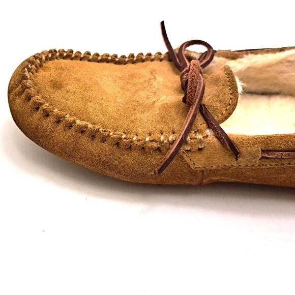 UGG Dakota Chestnut Suede Sheepskin Moccasin Women - Size 7 - Picture 13 of 14